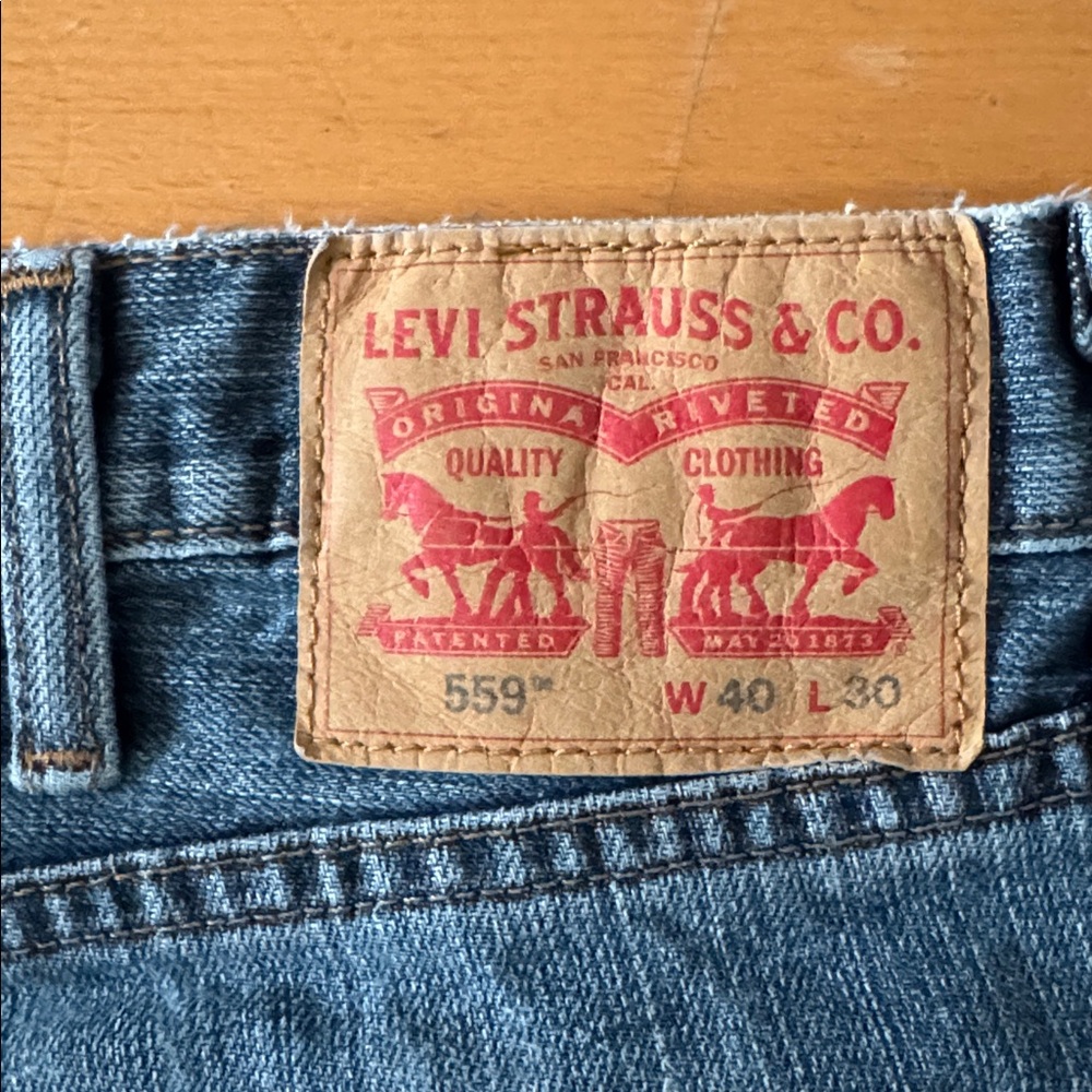 Levi's Classic Blue Jeans with Signature Patch
